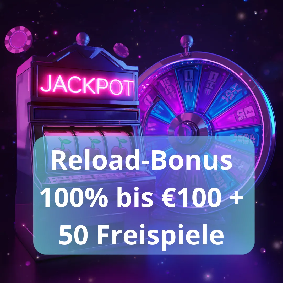 Reload Bonus 100% tot €100 Spinstar Casino