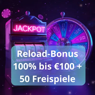 Reload Bonus 100% tot €100 Spinstar Casino